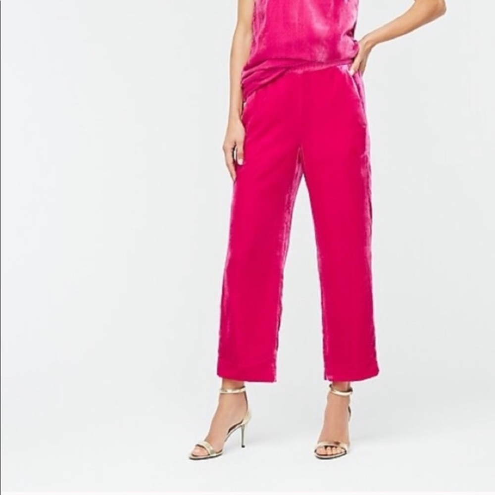 J. Crew Peyton Velvet Pants